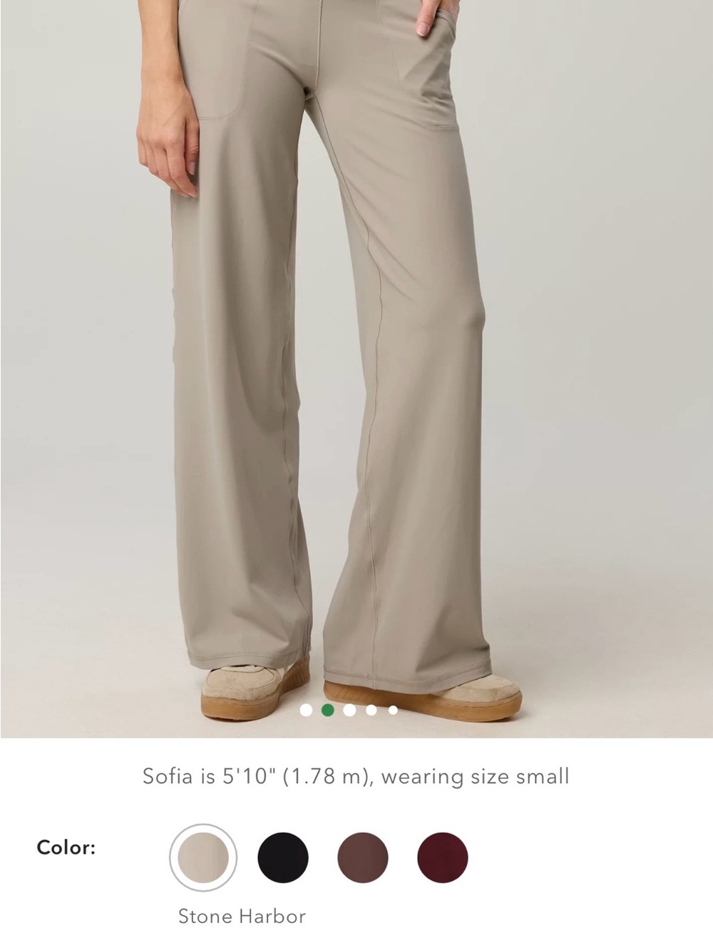 Offline Aerie Real Me XTRA High Waisted Tie Back Trouser Size medium NWT
